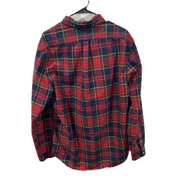 Ralph Lauren Slim Fit Long Sleeve Button Down Tartan Plaid Shirt Mens Size XL - Picture 4 of 4